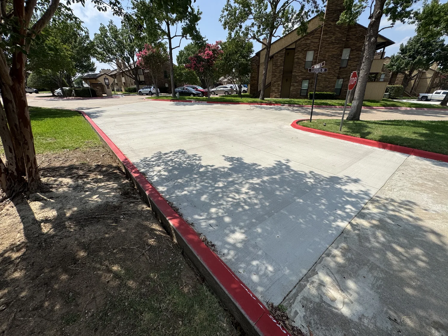 Built to the spec, logged to match by Lucky’s Concrete in Sherman